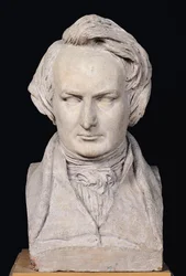 Buste de Victor Hugo (1802-85) âgé de 35 ans, 1837