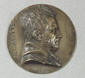 Médaillon avec un portrait de Jacques Lafitte (1767-1844) 1830
