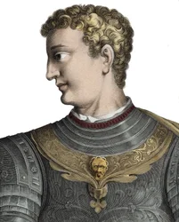 Caligula (Caius Caesar Germanicus) (12-41), empereur romain - Caius Caesar Germanicus dit Caligula (12-41), empereur romain - Gravure par Pierre Jean Mariette