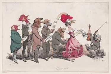 Concert vocal des Métamorphoses du jour, 1829