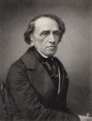 Portrait du compositeur Giacomo Meyerbeer 1791-1864, 1865