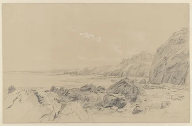 Paysage côtier à Granville