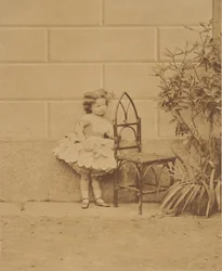 Encore la chaise rustique, années 1860
