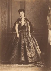La robe de moiré, années 1860