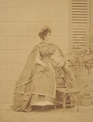 La robe de taffetas, années 1860