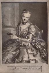 Madame de Pompadour, maîtresse du roi Louis XV de France, 18ème siècle 1894