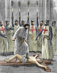 Hérésie des Templiers : cérémonie d
