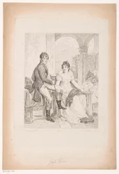 Portrait de Moritz von Fries et sa femme
