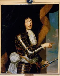 Louis XIV, roi de France (peinture sur toile)