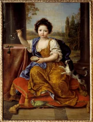 Portrait de Louise Marie de Bourbon, Mademoiselle de Tours Duchesse d