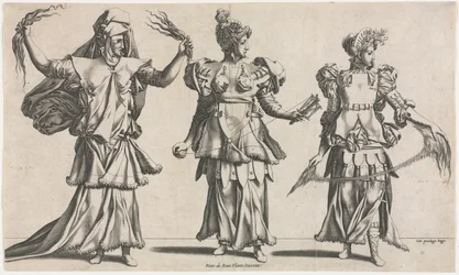Les trois Parques, dessins de costumes