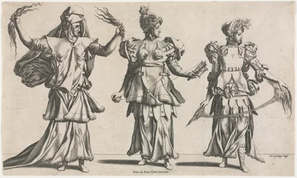 Les Trois Parques, Dessins de costumes, vers 1534