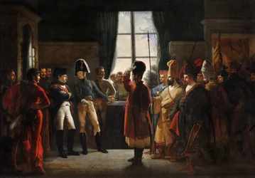 Le tsar Alexandre Ier présentant les Kalmouks, Cosaques et Bachkirs de l