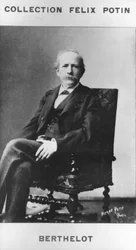 Pierre Eugène Marcellin Berthelot, chimiste organique et homme politique français, vers 1885