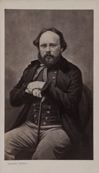 Portrait de Pierre-Joseph Proudhon 1809-1865, vers 1860