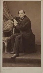 Portrait du poète Théodore de Banville 1823-1891
