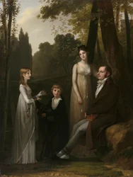 Portrait de Rutger Jan Schimmelpenninck et sa famille
