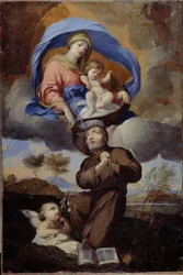 La Vierge donnant le scapulaire à Saint Simon Stock (mort en 1265)