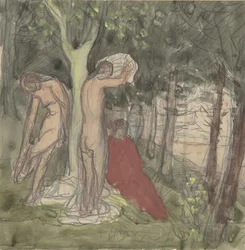 Baigneurs, 19ème siècle