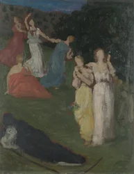 La Mort et la Jeune Fille, avant 1872