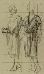 Étude de Deux Figures Debout