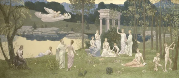 Le bosquet sacré, aimé des arts et des muses