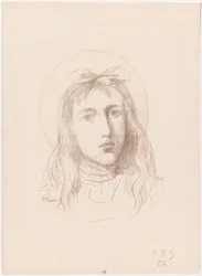 Tête de jeune fille