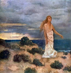 Femme sur la Plage, 1887