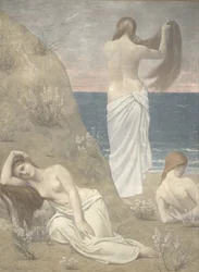 Jeunes Filles au bord de la mer, 1887