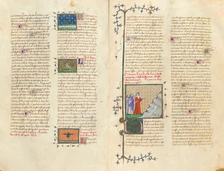 Page de "De Proprietatibus Rerum" par Bartholomeus Anglicus, dans la traduction française de Jean Corbechon, vers 1390