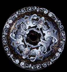Émaille plat verso attribué à Pierre Reymond (actif 1537-après 1584) 1569. Paris, Musée du Louvre