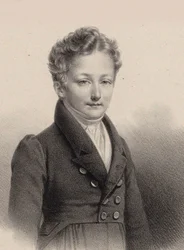 Portrait du pianiste et compositeur Sigismund Thalberg, 1812-1871, 1826