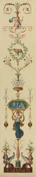 Panneau décoratif, années 1790