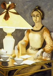 Angele, illustration de "Paludes" par André Gide