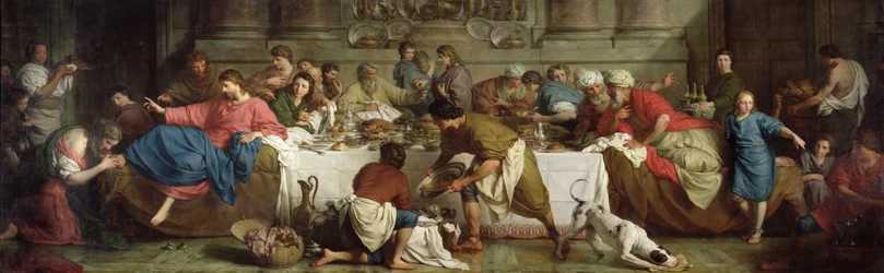 Le dîner chez Simon, 1737