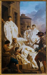 Saint Benoit ressuscite un enfant - Saint Benedict resurrecting a child …