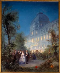 Fête nocturne aux Tuileries le 10 juin