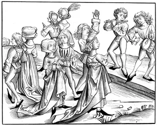 Danse de la veille de Noël, 1493, 1849