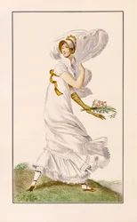 Robe de promenade en chiffon, 1812