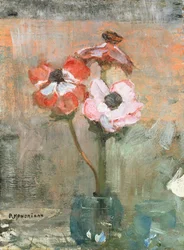 Anémones dans un vase, c.1908-09