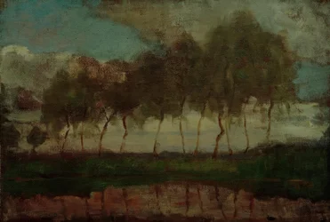 Le Gein: Arbres au bord de l