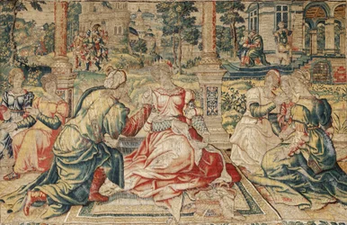 Tapisserie de Marc Antoine et Cléopâtre