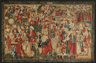 La parabole des ouvriers dans la vigne, vers 1500 (tapisserie)