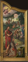 Triptyque de Jan van der Biest panneau gauche
