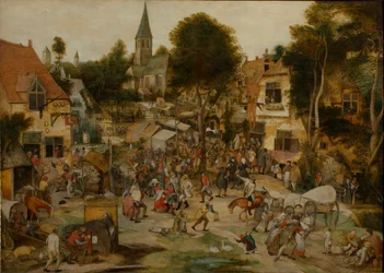 La Foire du village Kermesse, avant 1565
