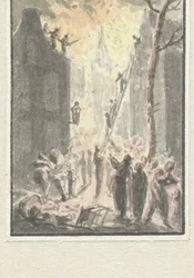 Incendie dans une maison