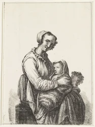 Mère avec bébé et tout-petit