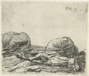 Deux chevaux morts (Série de chevaux)