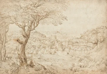 Paysage avec la pénitence de Saint Jérôme
