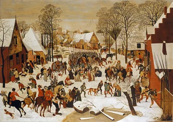 Scène hivernale avec le massacre des Innocents